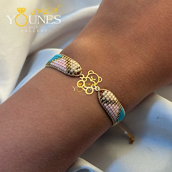 دستبند میوکی خرس طلا